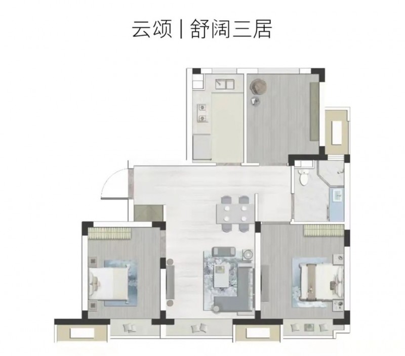 北清云际户型图