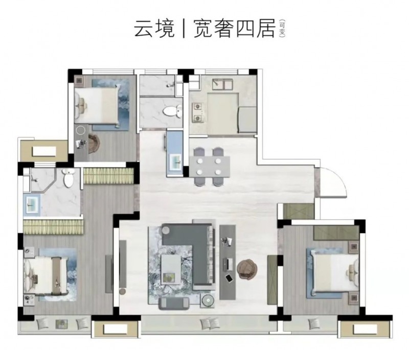 北清云际户型图