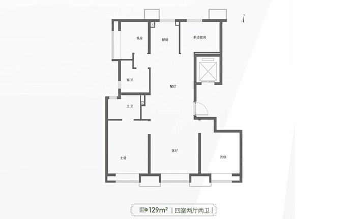 硅谷one129平户型图