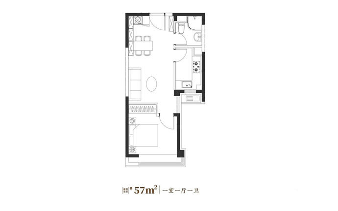 一室一厅一卫文源府