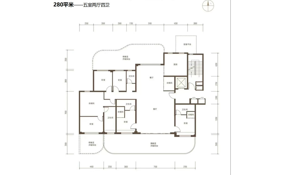 五室两厅两卫懋源云纪
